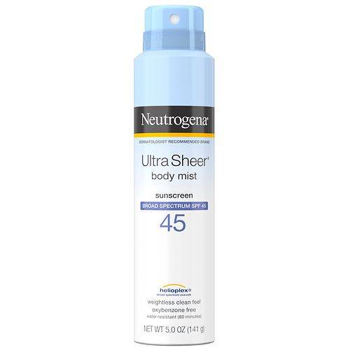Neutrogena Ultra Sheer Lightweight Sunscreen Spray, SPF 45 - 5.0 oz