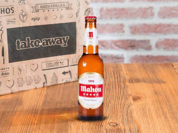 Tercio Cerveza Mahou 33cl.