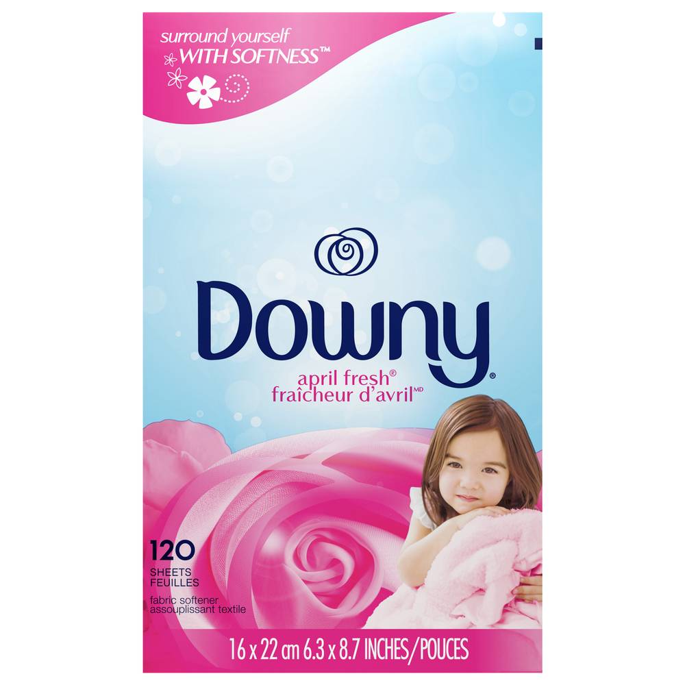 Downy April Fresh Fabric Softener Sheets (0.7 lbs)