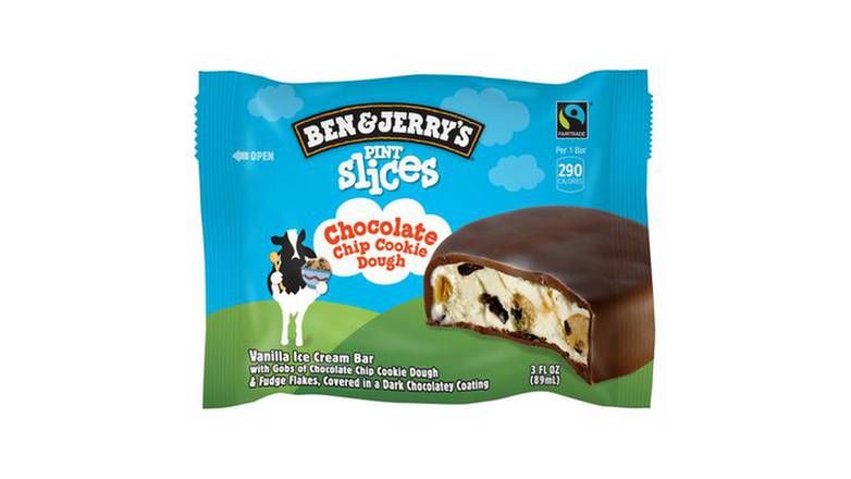 Ben & Jerrys Pint Slices Chocolate Chip Cookie Dough
