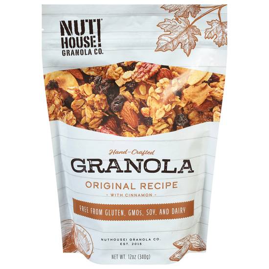 Nuthouse Granola Co Cinnamon Original Recipe Granola