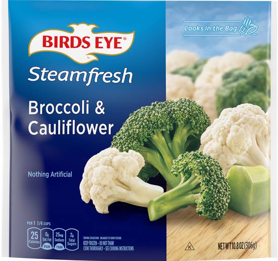 Birds Eye Steamfresh Broccoli and Cauliflower