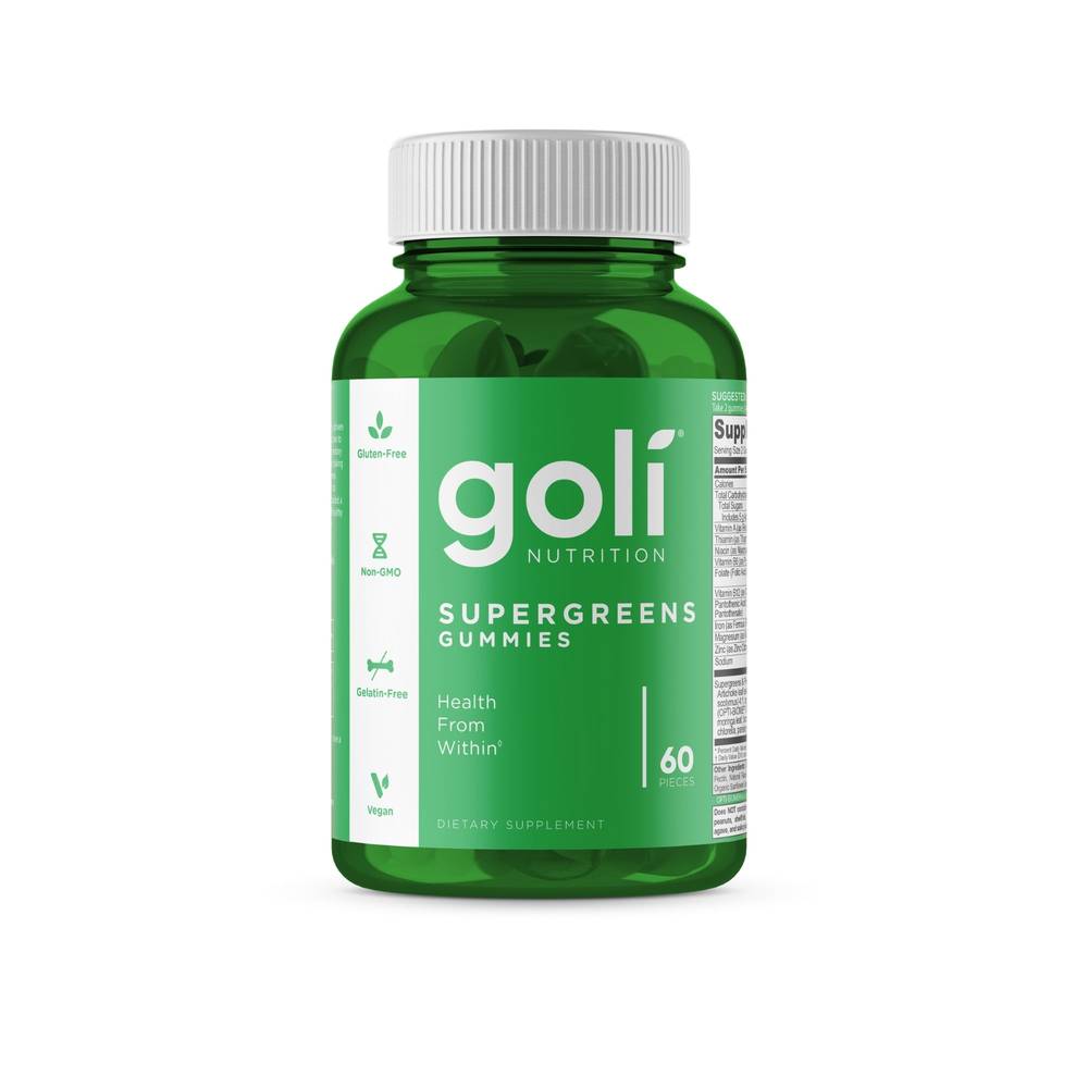 Goli Super Greens Gummies - 60 ct