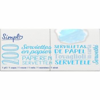 Servilletas 1 Capa 200 ud SIMPL