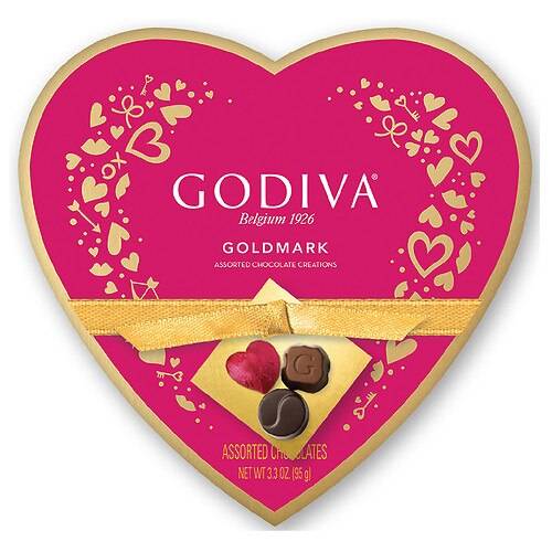 Order Godiva Goldmark Valentine's Chocolate Heart - 3.3 oz food online from Walgreens store, NEW BERN on bringmethat.com