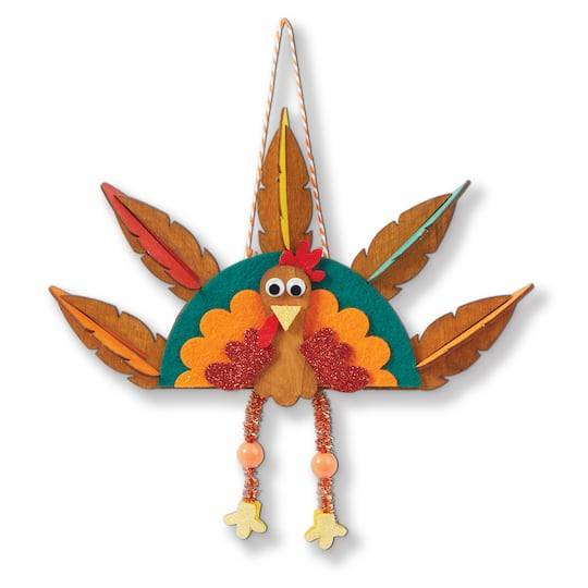 Thanksgiving Turkey Wood Craft Kit By Creatology