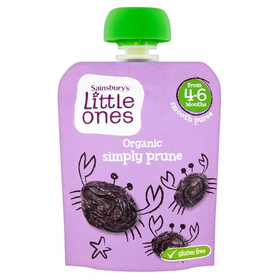 Sainsbury's Little Ones Organic Simply Prune Smooth Puree  4+ Months 70g