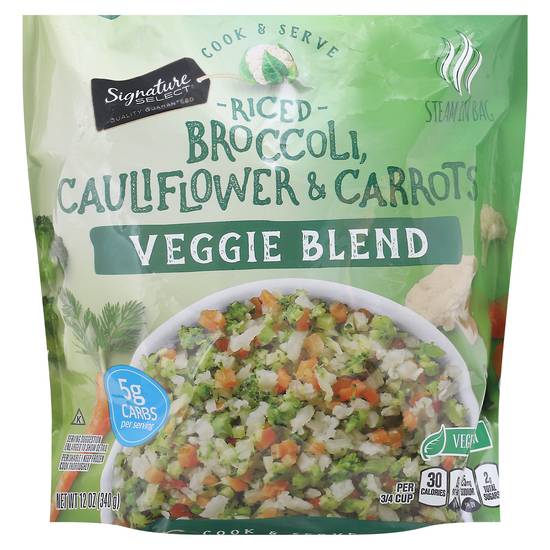 Signature Select Broccoli Cauliflower & Carrots Blend (12 oz)