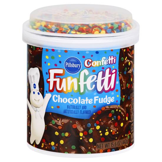 Pillsbury Funfetti Confetti Chocolate Fudge Frosting