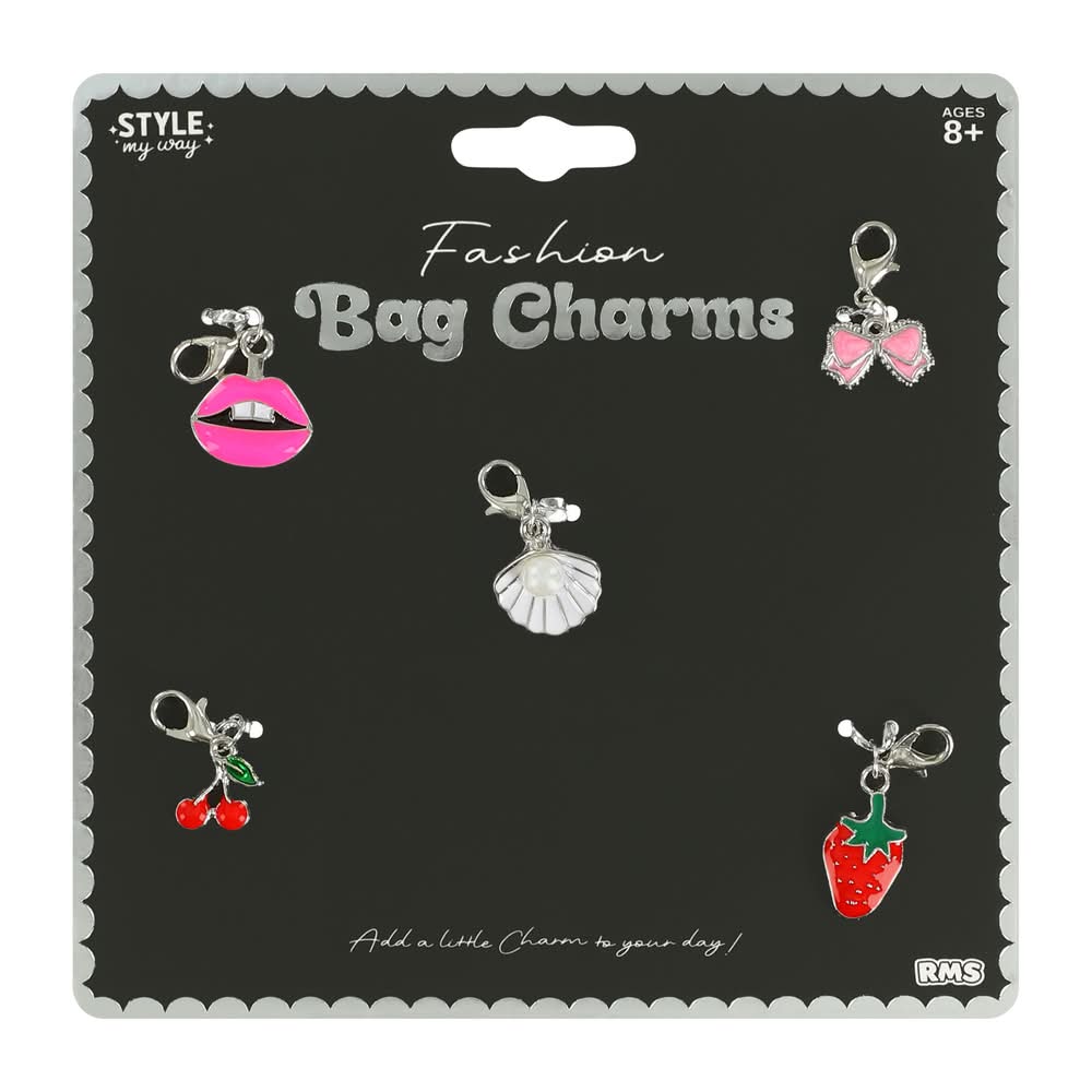 Fashion Bag Charms 5-Pack Girly