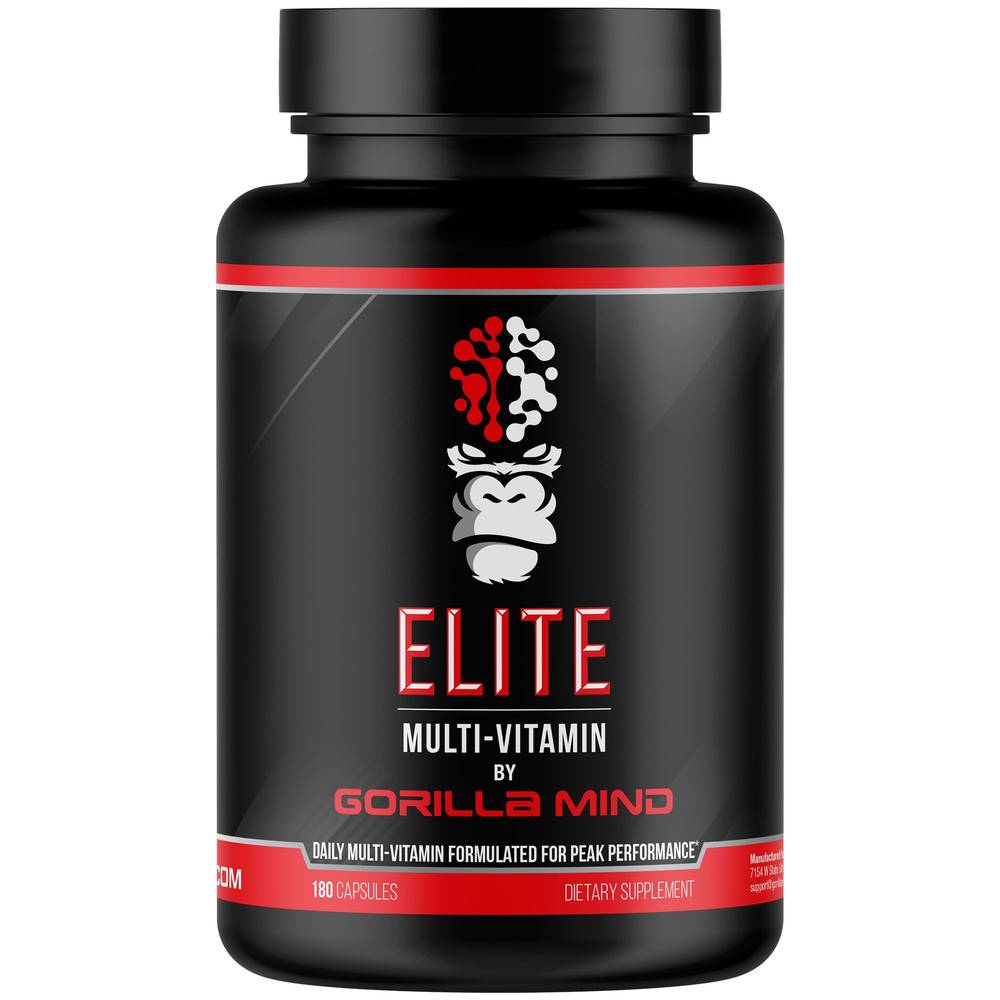 Elite Multi-Vitamin Formulated For Peak Performance (180 Capsules)