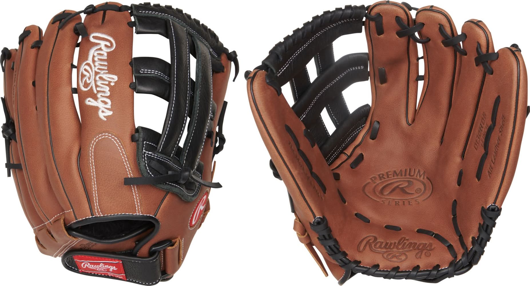 Rawlings 13'' Premium Series Slowpitch Glove (Brown)