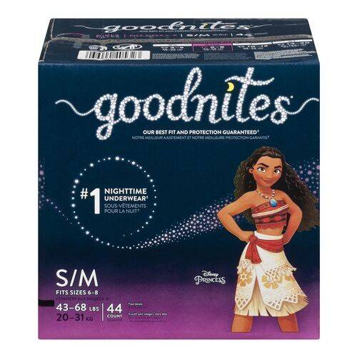 GoodNites Underwear Night Girl S-M