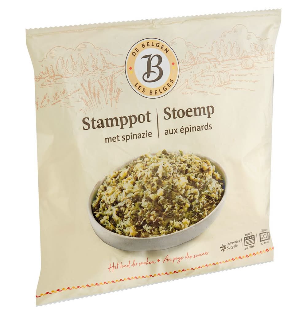 Les Belges Stoemp aux Épinards 750 g