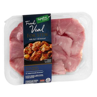 Signature Farms Veal For Stew Boneless - 1 Lb