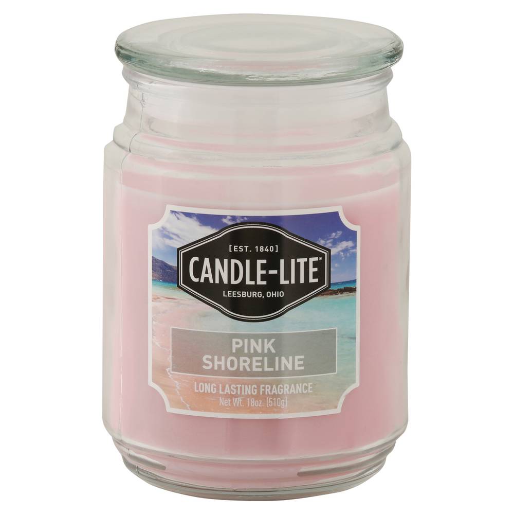 Candle-lite Everyday Aromatherapy Candle, Pink Shoreline (18 oz)