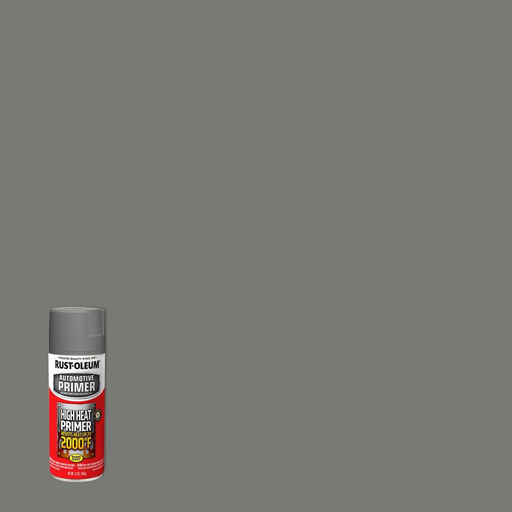 Rust-Oleum Automotive Flat Gray High Heat Spray Primer (NET WT. 12-oz) | 249340