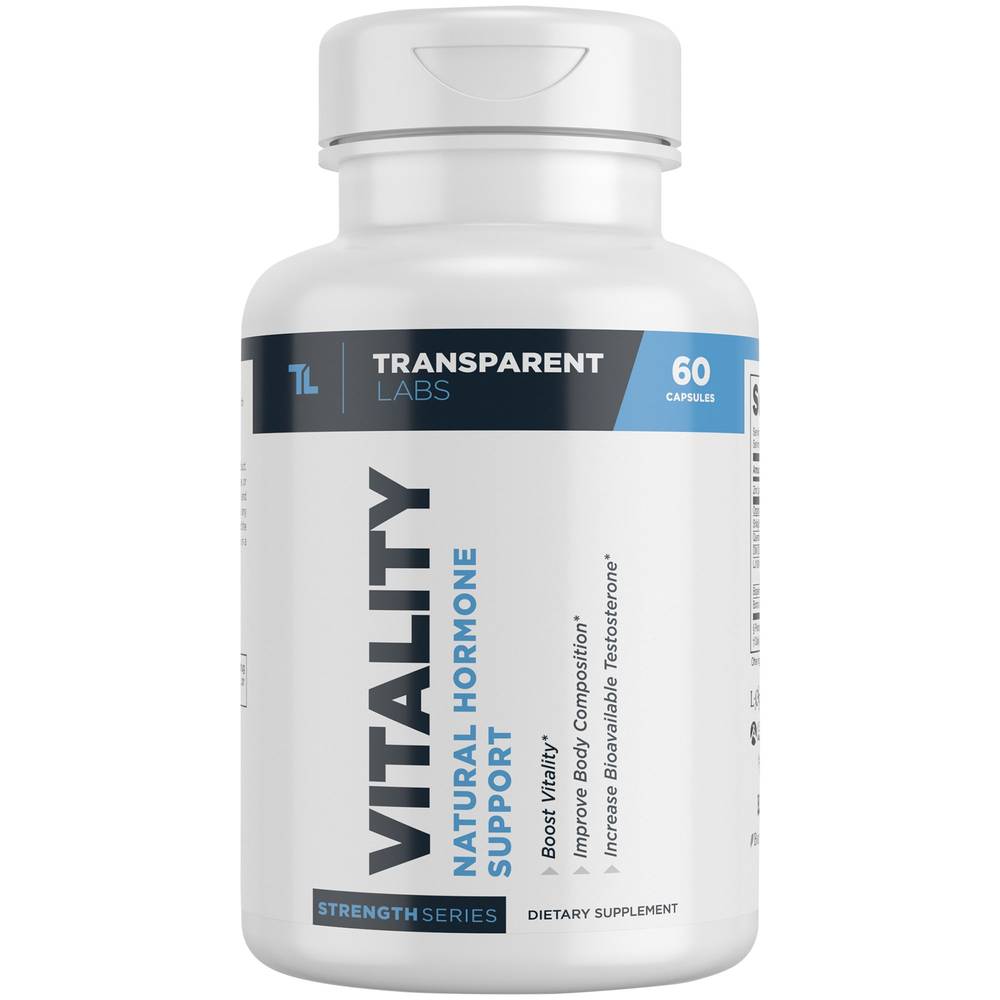 Transparent Labs Vitality Natural Hormone Support Capsules (60 ct)