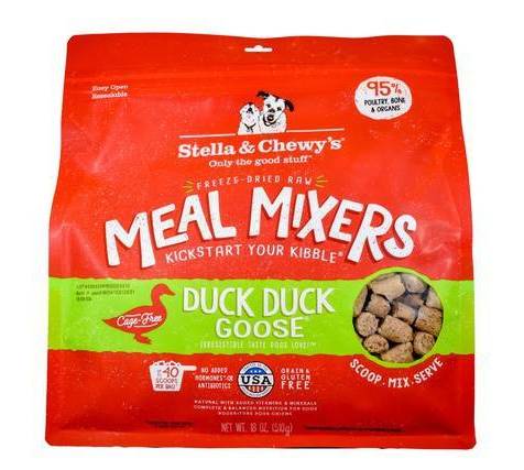 Stella & Chewy's Freeze-Dried Duck Duck Goose Meal Mixers (3.5 oz)
