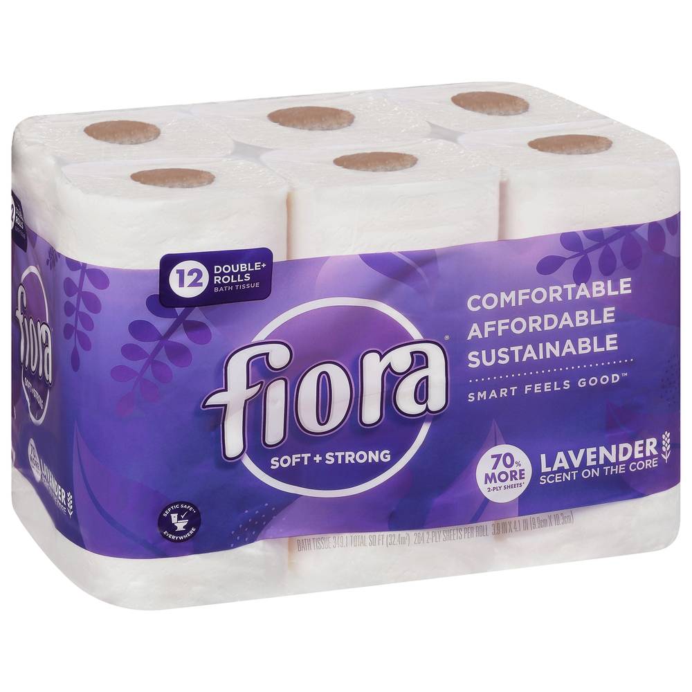 Fiora Lavender Scent Double Rolls Bath Tissue (12 ct)