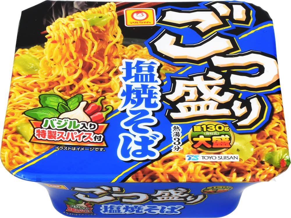 ごつ盛り 塩焼そば (156g)