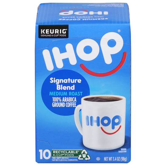 Ihop Medium Roast Ground Pods Signature Blend Coffee (10 ct)