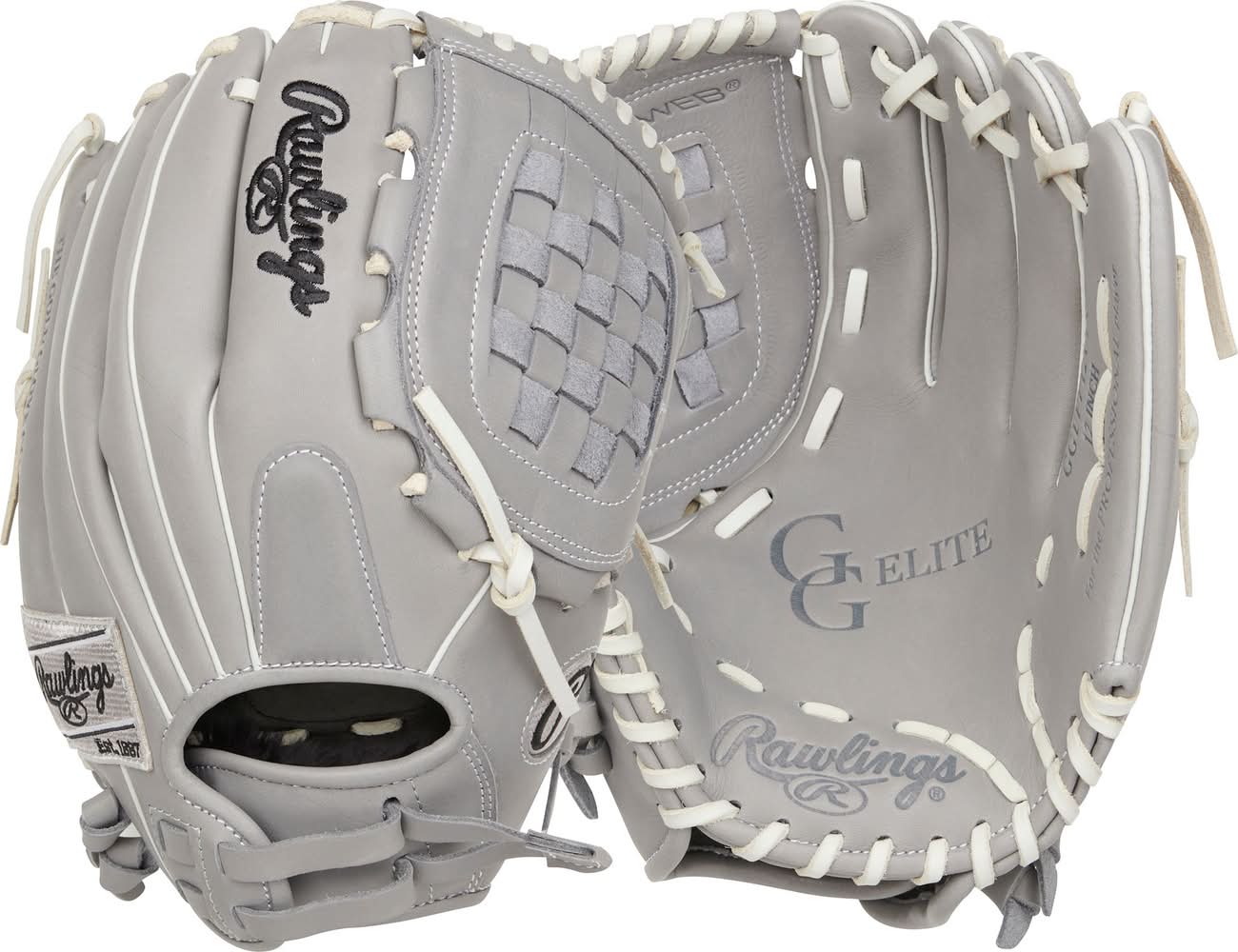 Rawlings 12'' GG Elite Series Fastpitch Glove (Grey)