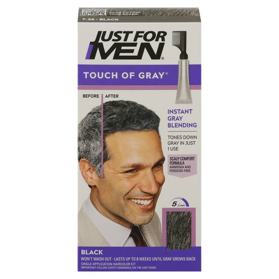Just For Men T-55 Black Touch Of Gray Hair Color