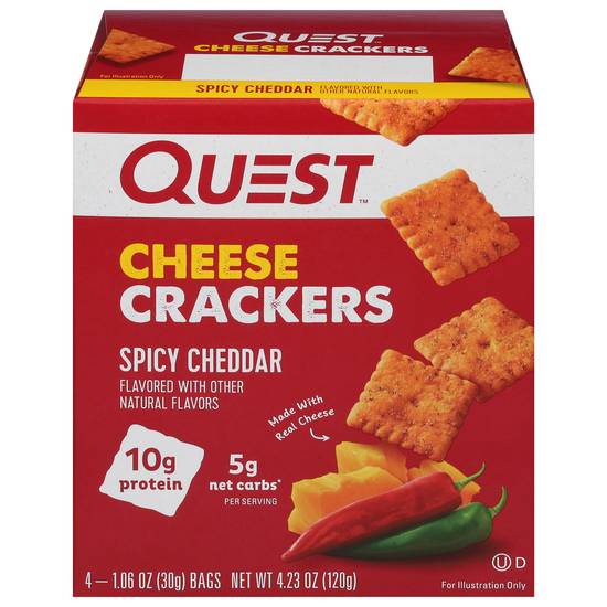 Quest Crackers (spicy cheddar cheese)