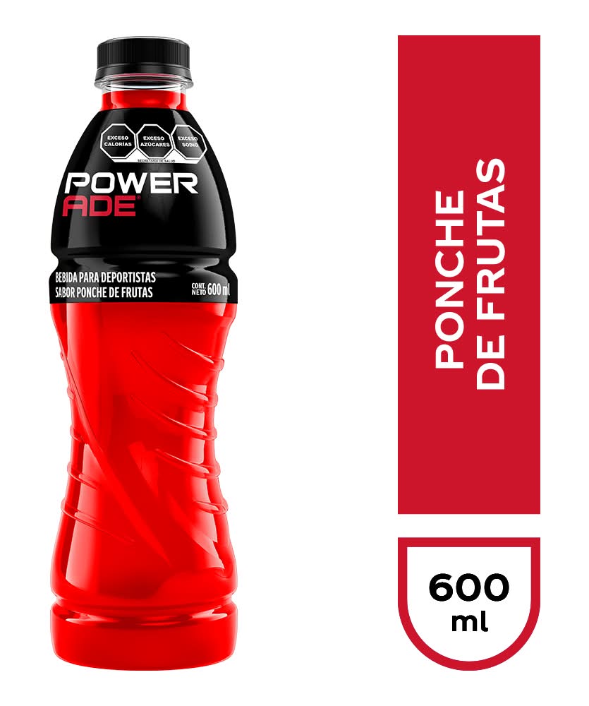 Powerade · Bebida para deportistas, ponche de frutas (600 ml)