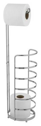Columbia Frame Era Tosh Toilet Paper Holder, 6.42inx23in, Silver/Chrome
