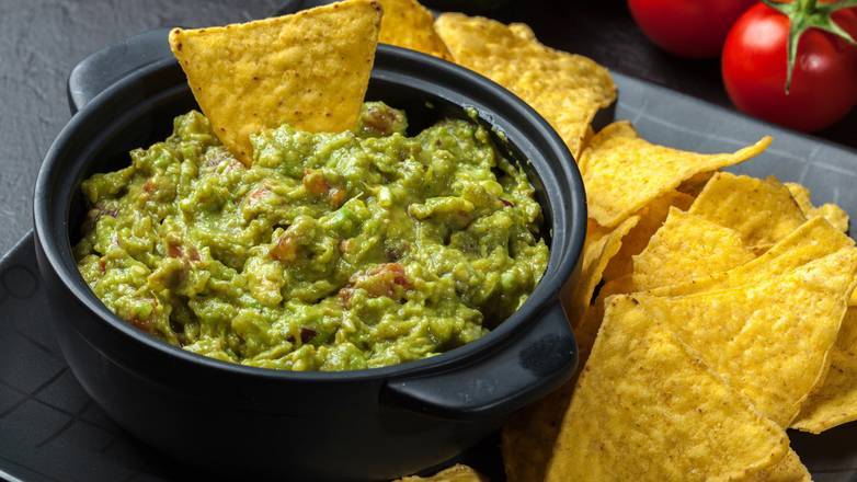 Order Chips & Guacamole (3 oz) food online from Veronica Burrito Bar - Sunnyvale store, Sunnyvale on bringmethat.com