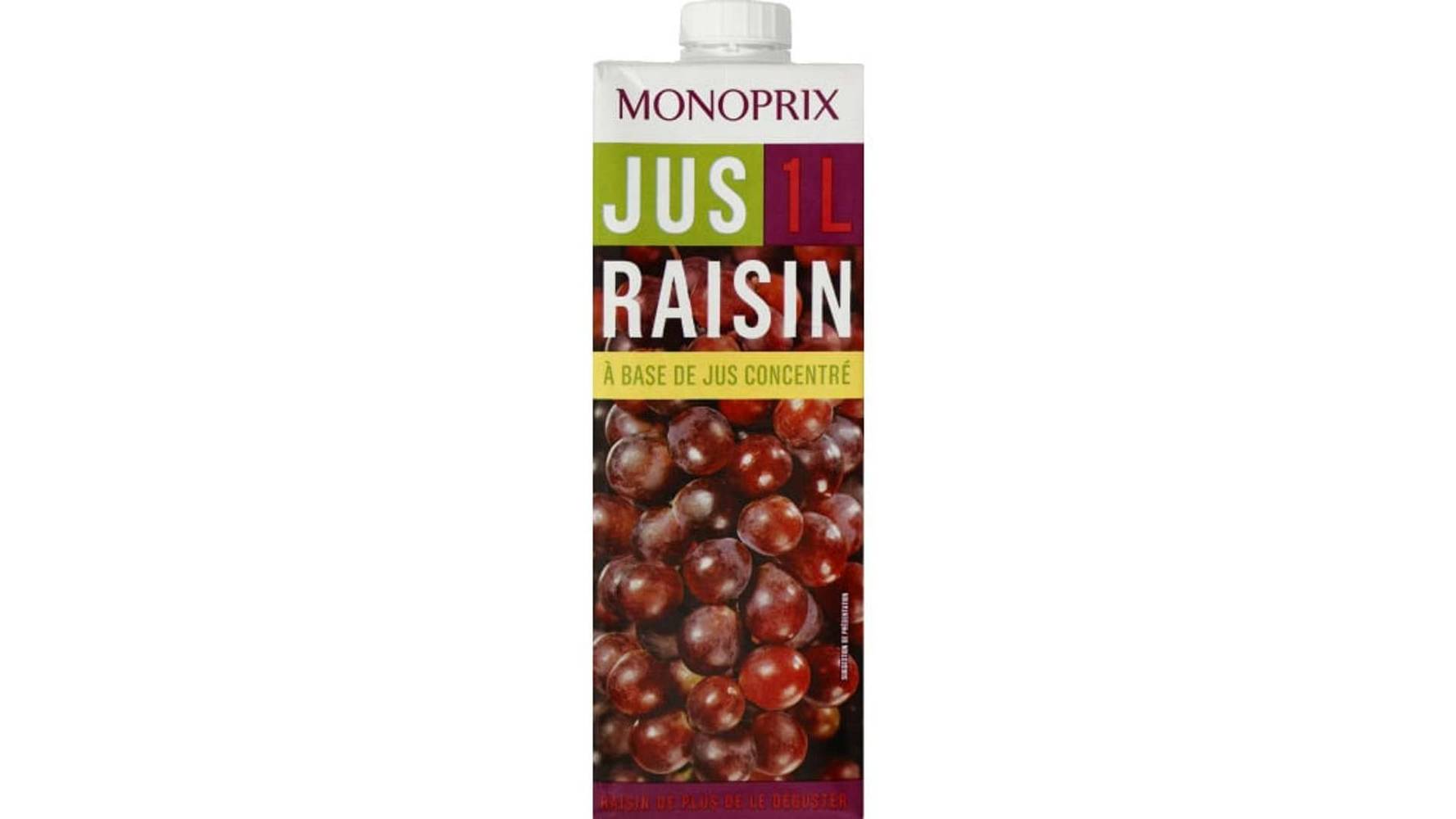 Monoprix - Jus de fruits rouges (1 L) (raisin)
