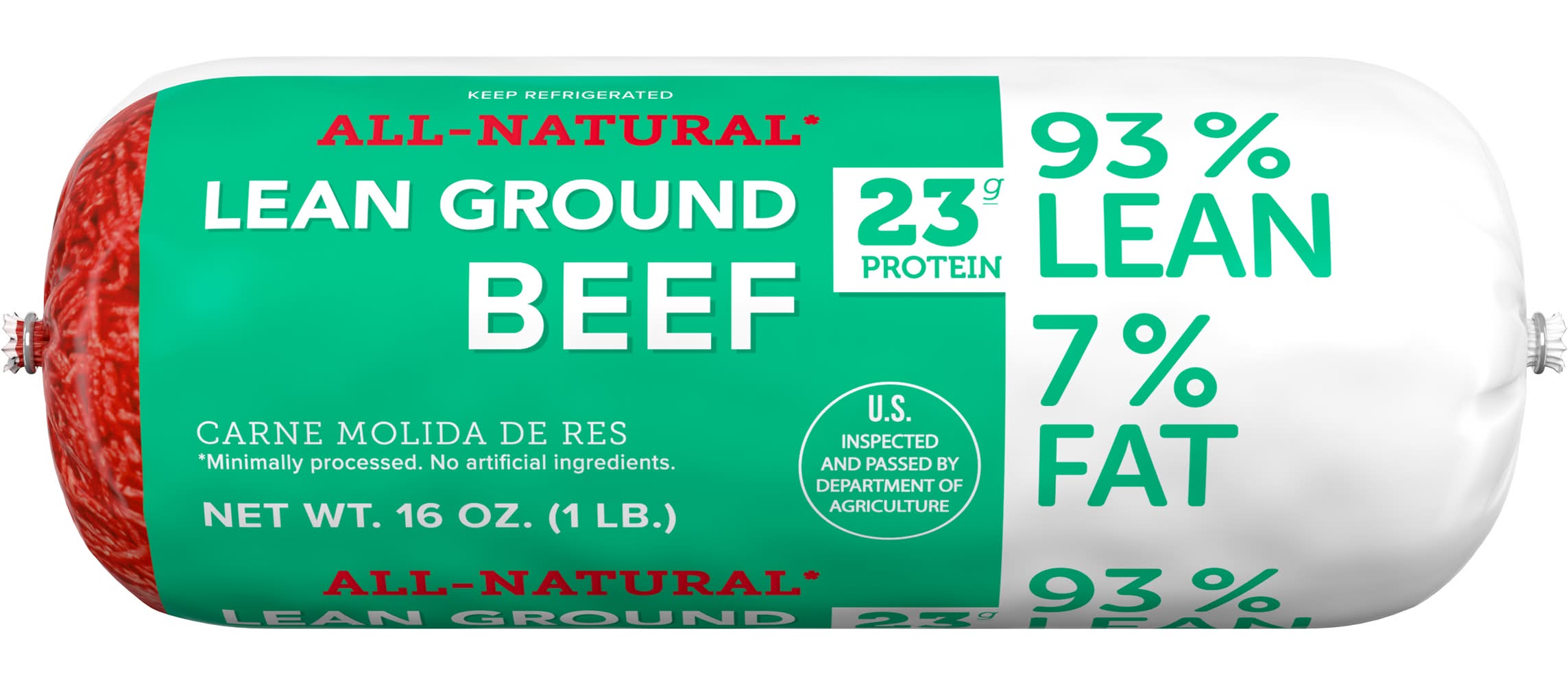 All Natural Lean Ground Beef (16 oz)