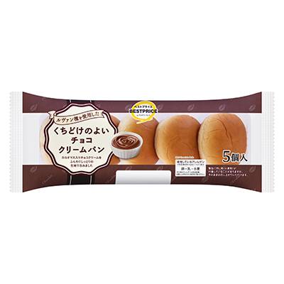 トップバリュ　ベストプライス　くちどけのよいチョコクリームパン　５コ入