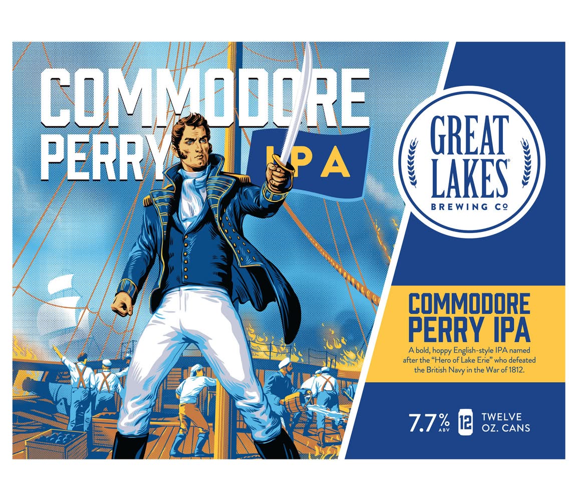 Great Lakes Brewing Company Lakes Commodore Perry Ipa Beer (12 x 12 fl oz)