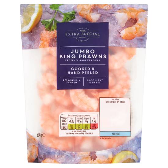 ASDA Extra Special Jumbo King Prawns (200g)