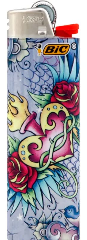 Bic Lighter Tribal Tattoo