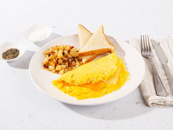 Order Cheese Omelette food online from Yolko Breakfast Cafe store, Chicago on bringmethat.com