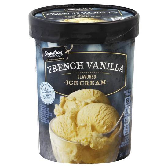 Signature Select French Vanilla Ice Cream (1.5 quarts)