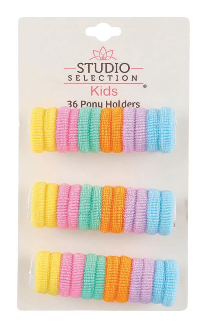Studio Selection Kids Pony Holders, Assorted (48 ct)