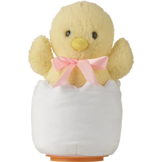Cottondale Animated Yellow Chick in Egg Plush, 9 in