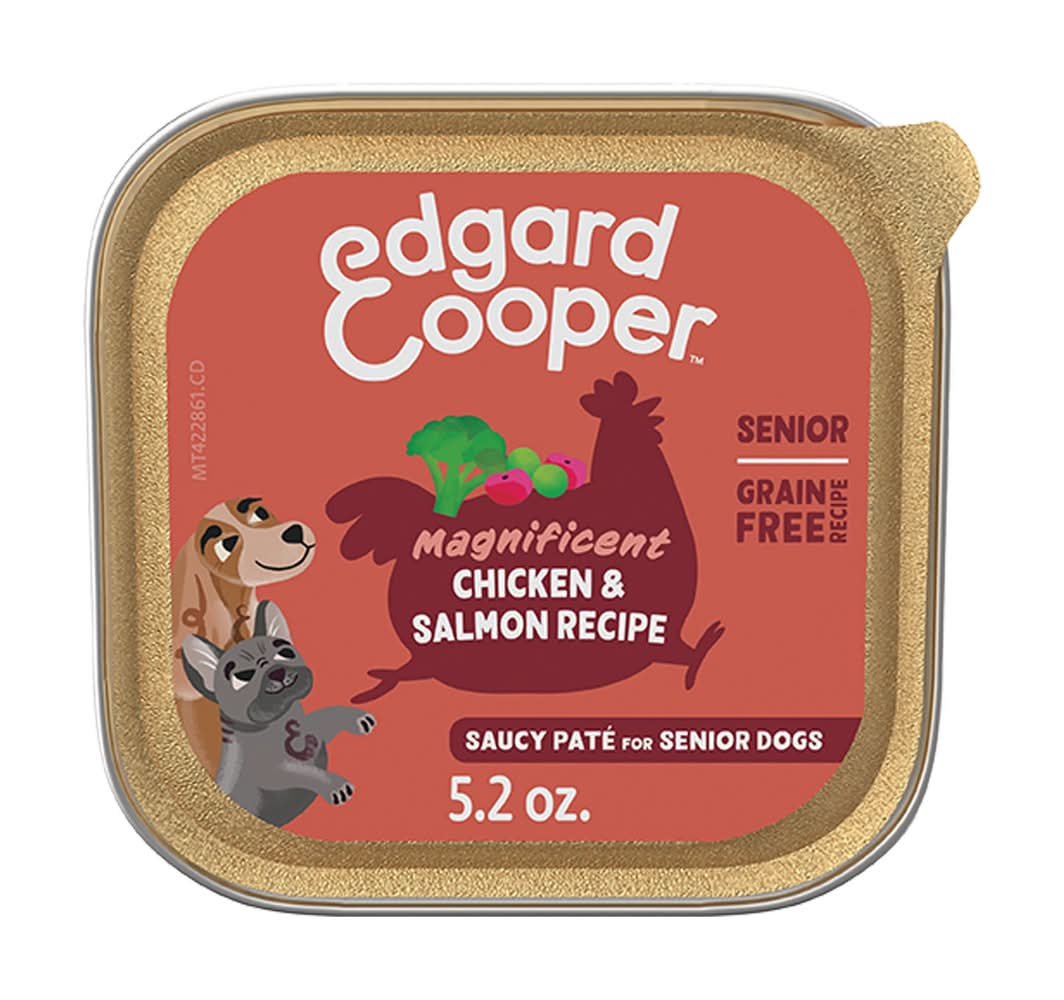 Edgard & Cooper Magnificent Chicken & Salmon Senior Wet Dog Food - Grain Free (Flavor: Chicken & Salmon, Size: 5.2 Oz)