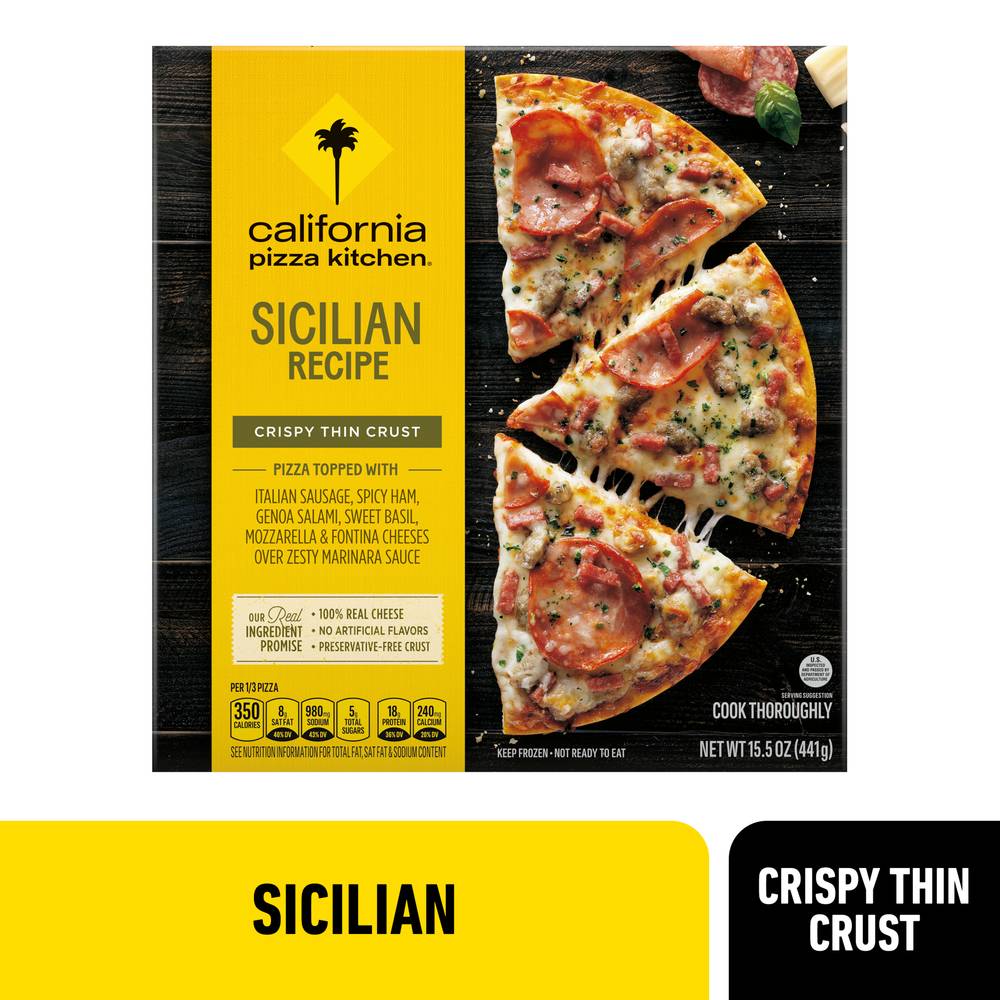 California Pizza Kitchen Sicilian Recipe Crispy Thin Crust (15.5 oz)