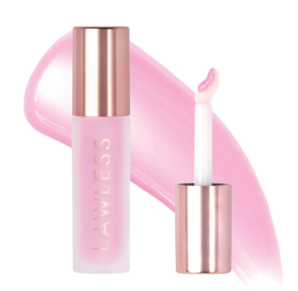 Lawless Forget The Filler Lip Plumper Line Smoothing Gloss Strawberry Milkshake