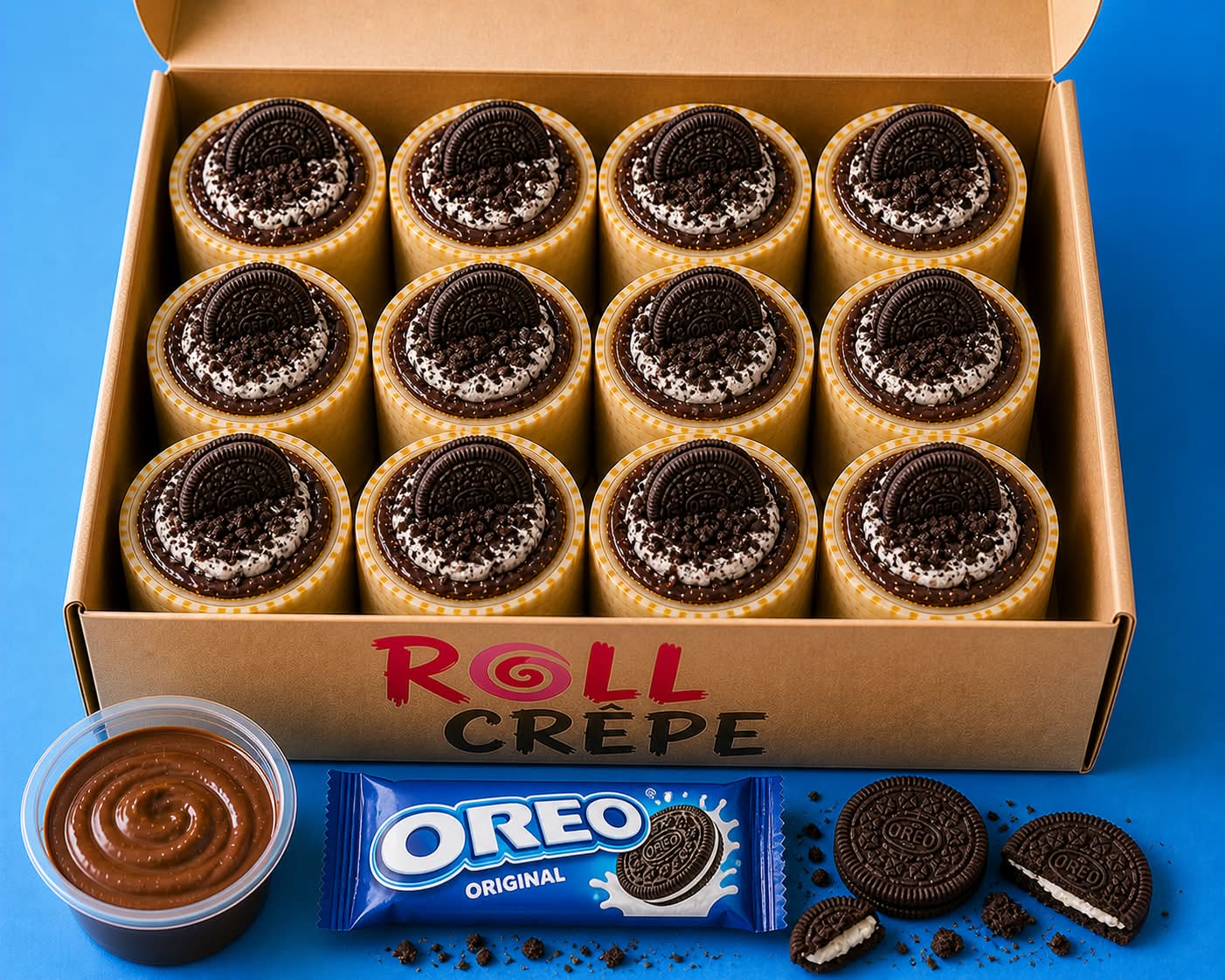 Oreo White Roll ( 12 pièces)