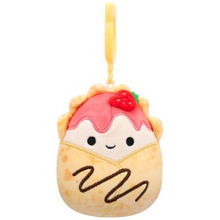 Squishmallows Strawberry Crepe Clip On Plush 3.5 Inch - 1.0 ea