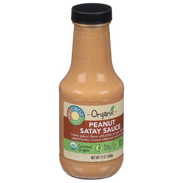 Full Circle Market Organic Peanut Satay Sauce (12 oz)