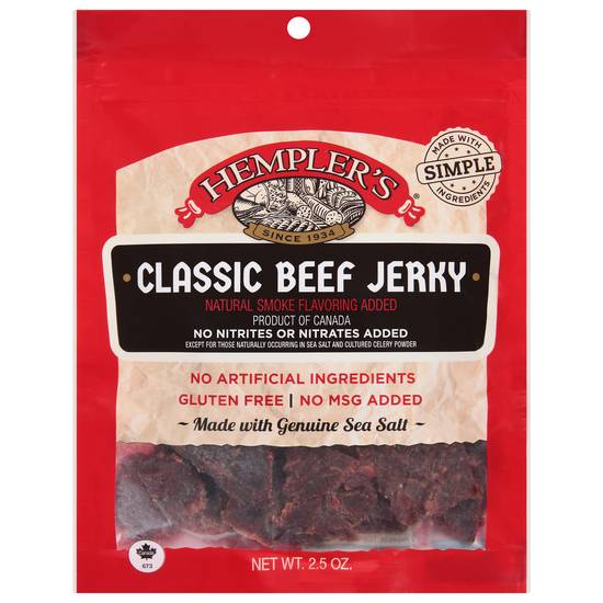 Hempler's Classic Beef Jerky