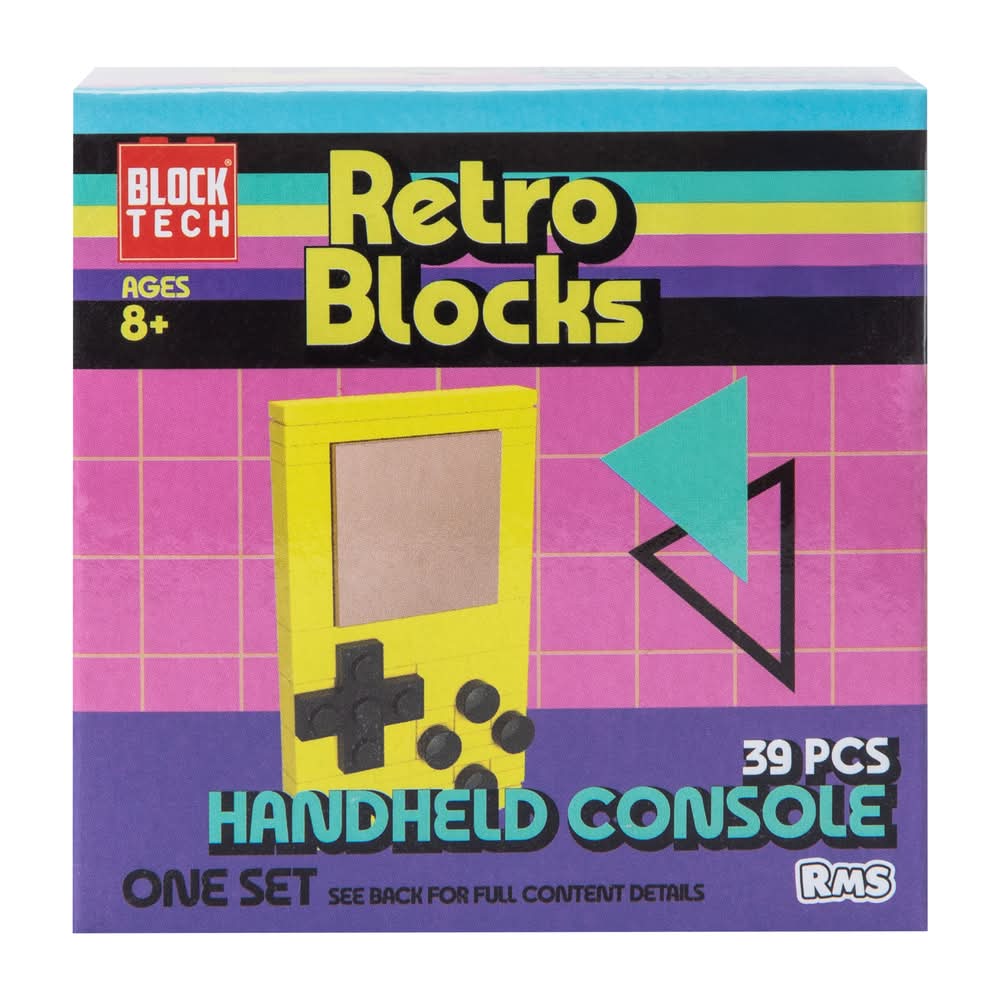 Block Tech® Appliance and Retro Building Blocks Kit Console